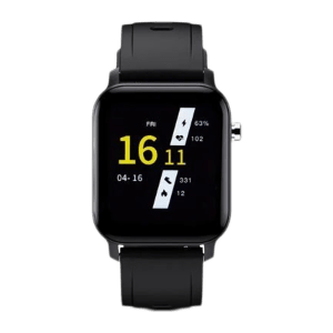 maxima Max Pro X2 Smartwatch with Activity Tracker (35mm TFT IPS Ultra Retina Display, IP68 Water Resistant, Black Strap)