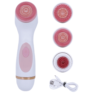 Carlton London Face Cleanser (360 Degree Rotating Head, CLSHCF901SSCFC, White/Pink)