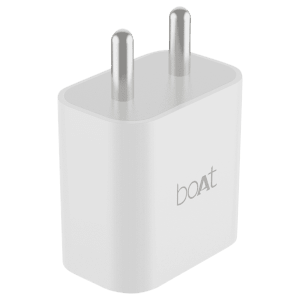 boAt WCD 20W Type C Fast Charger (Adapter Only, Smart IC Protection, White)