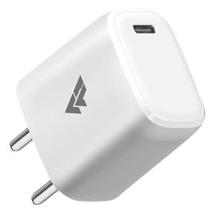 Vaku Neutron 30W Type C Fast Charger (Adapter Only, Multi Protocol Support, White)