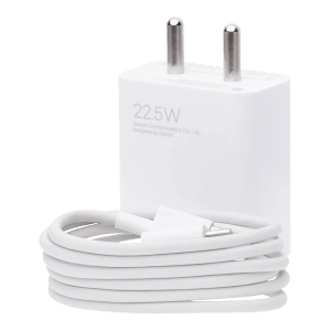 Xiaomi 22.5W Type A Fast Charger (Type A to Type C Cable, Qualcomm Quick Charge 3.0, White)