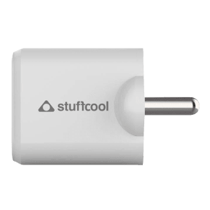 Stuffcool Neutron 20W Type A & Type C 2-Port Fast Charger (Adapter Only, 7 Layers of Protection, White)