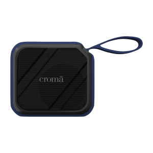 Croma 8W Portable Bluetooth Speaker (Water Resistant, Rich Bass, Stereo Channel, Blue)