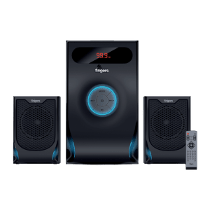 fingers Joshhh 20W Multimedia Speaker (Powerful Bass, 2.1 Channel, Classic Black)