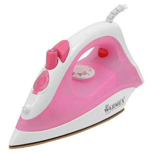 WARMEX Glide 1200 Watts Steam Iron (Overheat Safety Shut Off, Pink)