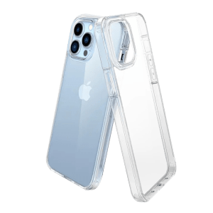 QUIX TPU Back Cover for Apple iPhone 14 Pro Max (Supports Wireless Charging, Clear)