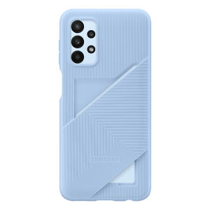 SAMSUNG Soft TPU Back Cover for SAMSUNG Galaxy A23 (Handy Card Slot, Arctic Blue)