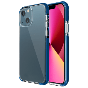 GRIPP Monde Hard Polycarbonate Back Cover for Apple iPhone 13 (Supports Wireless Charging, Blue)