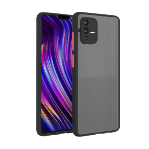 Arrow Duplex Back Cover for vivo V23 Pro (Anti Scratch Design, Black)