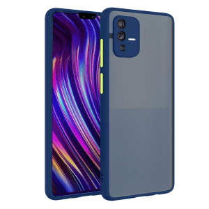 Arrow Duplex Back Cover for vivo V23 Pro (Anti Scratch Design, Blue)