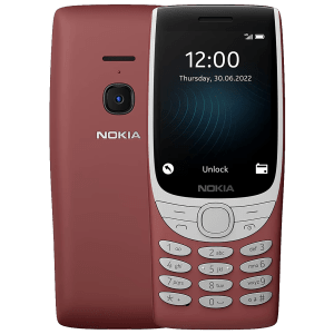 NOKIA 8210 4G (128MB, Dual SIM, Rear Camera, Red)