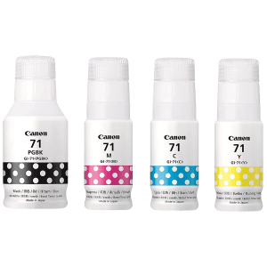 Canon GI-71 Pack Of 4 Ink Bottles (4531C004AA, Multicolor)