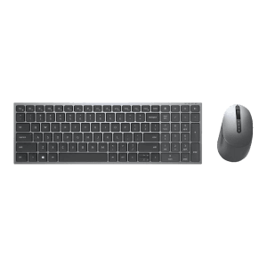 DELL KM7120W Wireless Keyboard & Mouse Combo (1600 DPI, Movement Detection Technology, Titan Grey)