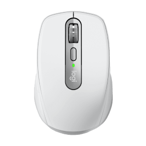 logitech MX Anywhere 3 Rechargeable Wireless Laser Performance Mouse (4000 DPI Adjustable, Multi Device Connectivity, Pale Gray)