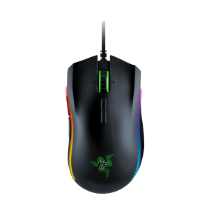 RAZER Mamba Elite Wired Optical Gaming Mouse (16000 DPI, Lightsync RGB, Black)