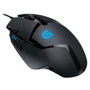 logitech G402 Wired Optical Gaming Mouse with Customizable Buttons (4000 DPI Adjustable, Fusion Engine Hybrid Sensor, Black)