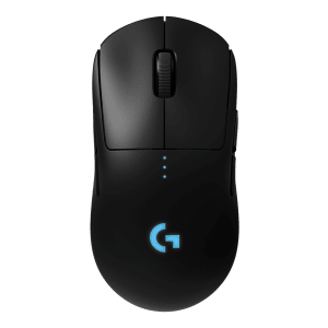 logitech Pro Wireless Optical Gaming Mouse (25600 DPI Adjustable, RGB Backlit, Black)