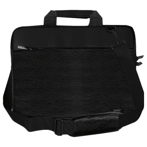 GRIPP Croc Compact Fleet Nylon Laptop Sling Bag for 13.3 & 14 Inch Laptop (Water Repellent, Black)
