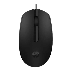 HP M10 Wired Optical Performance Mouse (1000 DPI, Ergonomic Design, Black)