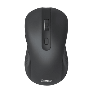 hama MW-650 Wireless Optical Mouse (2400 DPI, Ergonomic Design, Black)