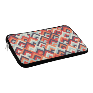 macmerise Symmetric Cheveron Neoprene Laptop Sleeve for 13 Inch Laptop (Water Resistant, Multi Color)