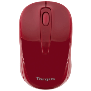 Targus AMW60002AP Wireless Optical Mouse (1600 DPI, USB Receiver, Red)