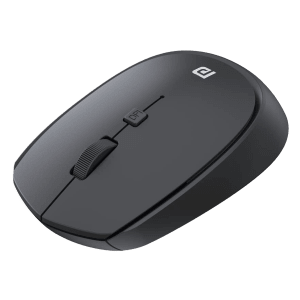 PORTRONICS Toad 23 Wireless Optical Mouse (1600 DPI Adjustable, Ergonomic Design, Black)