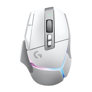 logitech G502 X Plus Rechargeable Wireless Optical Gaming Mouse (25600 DPI(Adjustable), Dual-Mode Scroll Wheel, White)