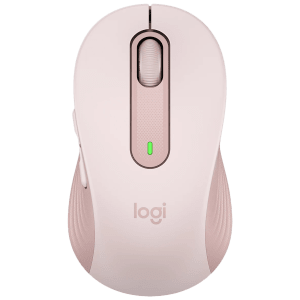 logitech Signature M650 Wireless Optical Performance Mouse with Customizable Buttons (4000 DPI Adjustable, Multi Device Connectivity, Rose)