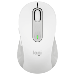 logitech Signature M650 Wireless Optical Performance Mouse with Customizable Buttons (4000 DPI Adjustable, Multi Device Connectivity, Off White)