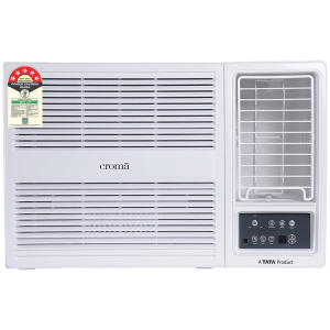 Croma 1.5 Ton 5 Star Fixed Speed Window AC (Copper Condenser, Dust Filter)