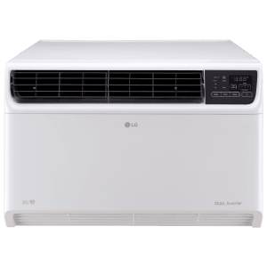 LG 4 in 1 Convertible 1.5 Ton 5 Star Dual Inverter Window AC with Smart Diagnosis System (2023 Model, Copper Condenser, RW-Q18WUZA)