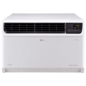 LG 4 in 1 Convertible 1.5 Ton 5 Star Dual Inverter Window Smart AC with Stabilizer Free Operation (2023 Model, Copper Condenser, RW-Q18WWZA)