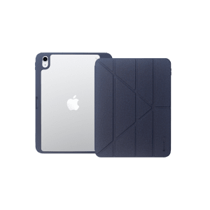 neopack Alpha Back Case for Apple iPad Air 10.9 Inch 4th and 5th Gen (Pencil Holder, Navy Blue)