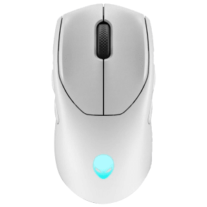 DELL Alienware Rechargeable Wireless Optical Gaming Mouse with Programmable Buttons (26000 dpi, Slimmed Down Design, Lunar Light)