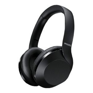 PHILIPS TAPH802 Bluetooth Headphone with Mic (Echo Cancellation, Over Ear, Black)