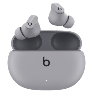 beats Studio Buds MMT93ZM/A TWS Earbuds with Active Noise Cancellation (Water Resistant, Spatial Audio, Moon Gray)