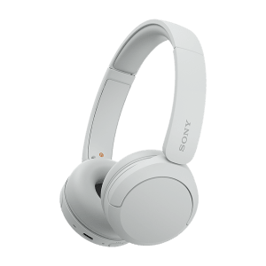 SONY WH-CH520 Bluetooth Headphone with Mic (30mm Driver, On Ear, White)