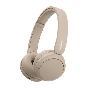 SONY WH-CH520 Bluetooth Headphone with Mic (30mm Driver, On Ear, Taupe)