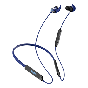 noise Blaze Neckband with Environmental Sound Reduction (IPX5 Water Resistant, Magnetic Function, Blue)