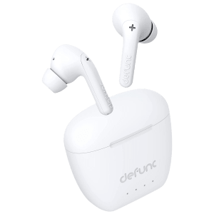 defunc True Audio TWS Earbuds (IPX4 Waterproof, 13mm Optimised Driver, White)