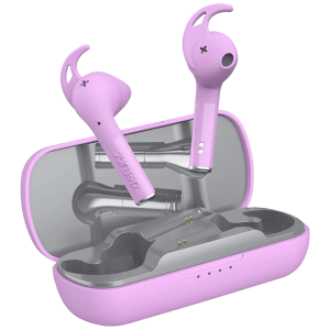 defunc True Sport TWS Earbuds with Environmental Noise Cancellation (IPX5 Water Resistant, Upto 30 Hours Playback, Pink)