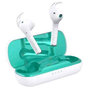 defunc True Sport IT009760892 TWS Earbuds with Environmental Noise Cancellation (IPX5 Water Resistant, Deep Bass, White)