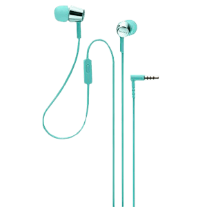 SONY MDR-EX155APLQIN Wired Earphone with Mic (In Ear, Light Blue)