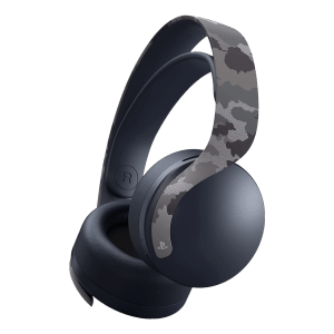 SONY PlayStation Pulse 3D CFI-ZWH1F06 Bluetooth Gaming Headphone with Noise Cancellation (Tempest 3D Audio, Over Ear, Grey Camouflage)