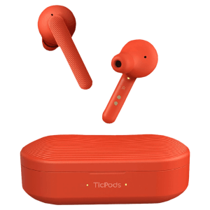 mobvoi Ticpods Free WG72016-L TWS Earbuds with Noise Isolation (Water Resistant, Upto 20 Hours Playback, Red)