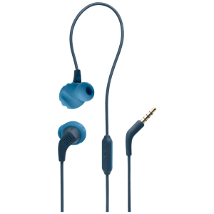 JBL Endurance Run 2 Wired Earphone with Mic (In Ear, Blue)