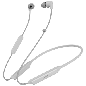 boAt Rockerz Trinity Neckband (Water Resistant, ENx Technology, Kutch White)