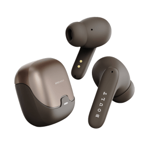 BOULT AUDIO AirBass Z40 TWS Earbuds with Environmental Noise Cancellation (IPX5 Water Resistant, Voice Assistant, Brown)