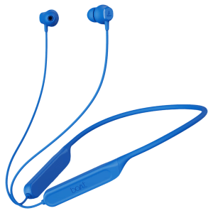 boAt Rockerz 378 Neckband (IPX5 Water Resistant, ASAP Charge, Electric Blue)